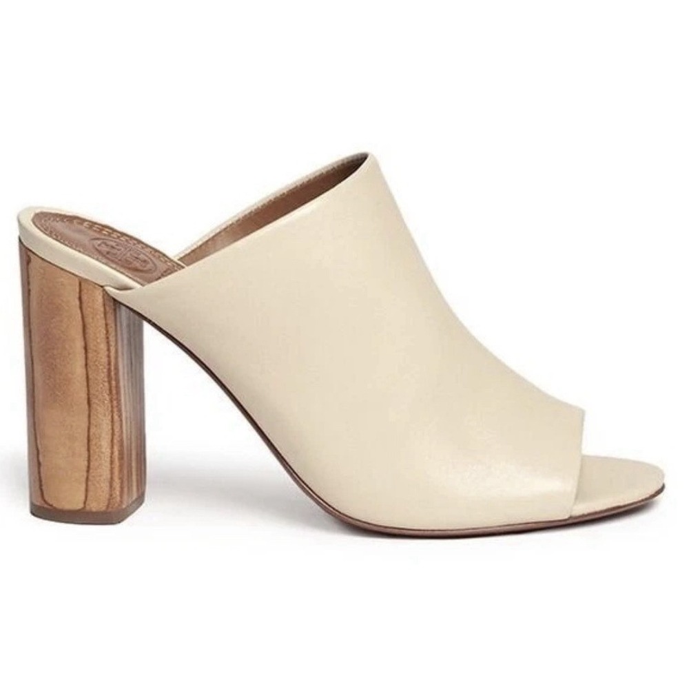 TORY BURCH RAYA MULE 10M sandals shoes dulce De Leche Cream 375$